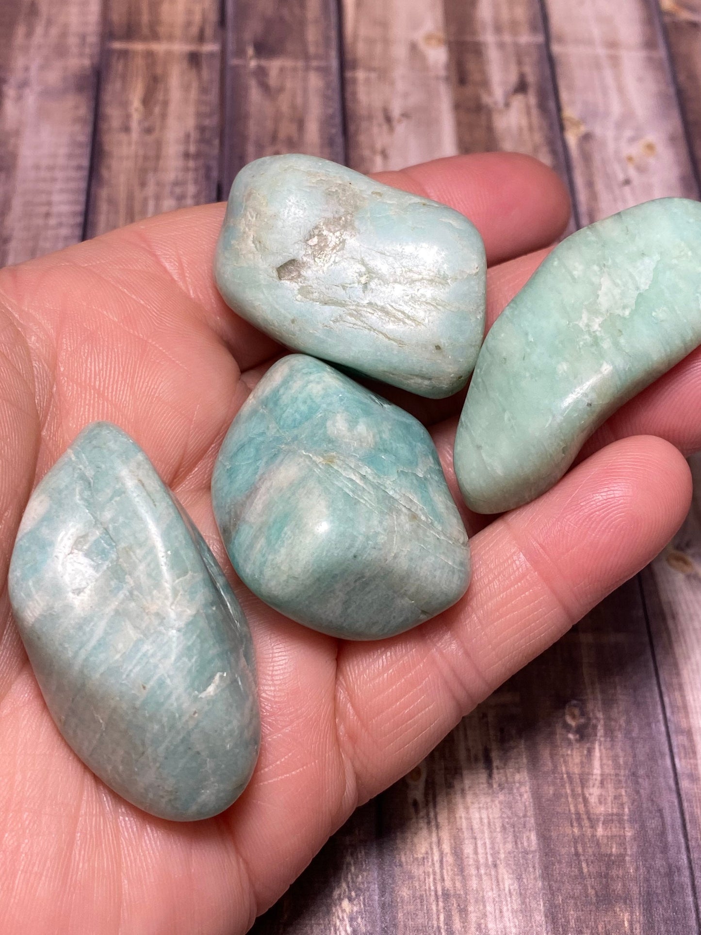 Amazonite tumbles-large amazonite stone-amazonite tumbled stone-healing crystals-amazonite gemstone-heart chakra-throat chakra-love stone